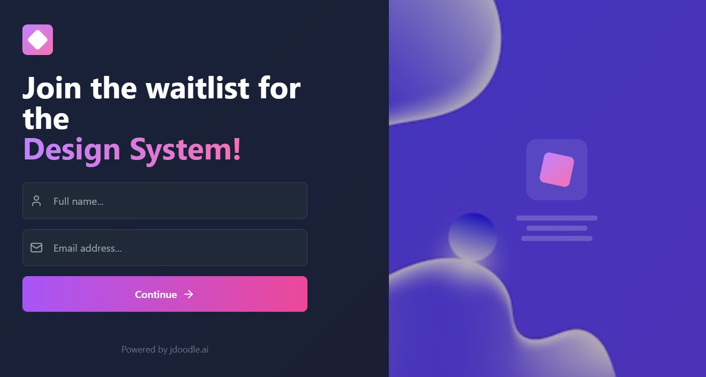 Waitlist Landing Page